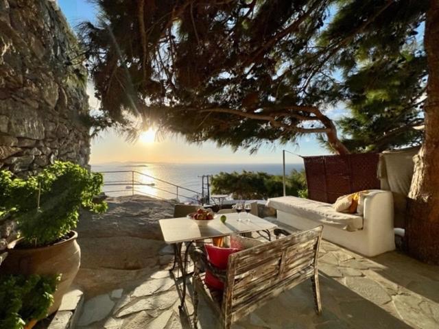 شقة Anemones Sea View Mykonos Town المظهر الخارجي الصورة