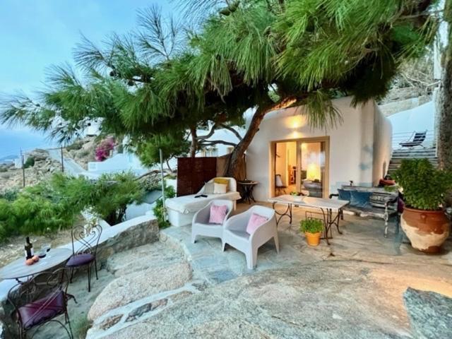 شقة Anemones Sea View Mykonos Town المظهر الخارجي الصورة