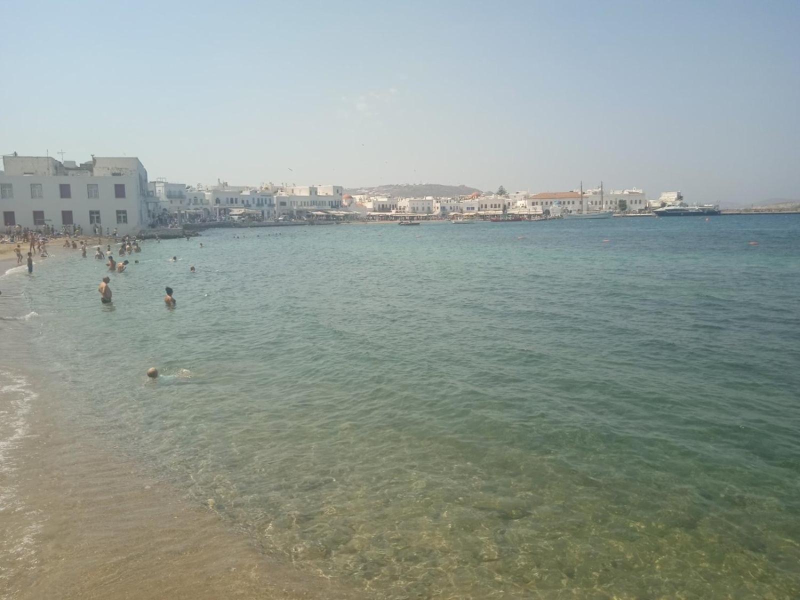 شقة Anemones Sea View Mykonos Town المظهر الخارجي الصورة